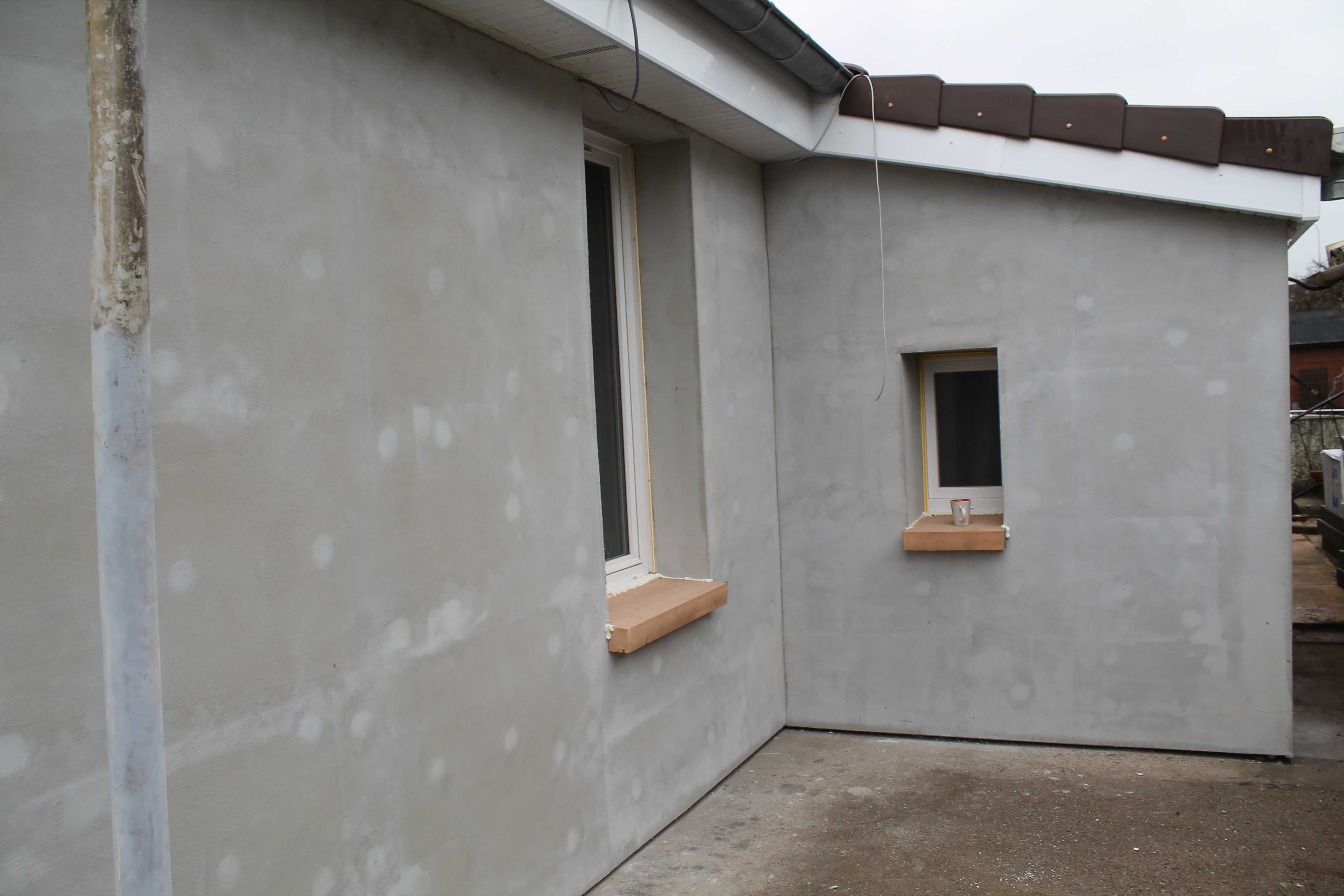 Maison avant les travaux de plâtrerie