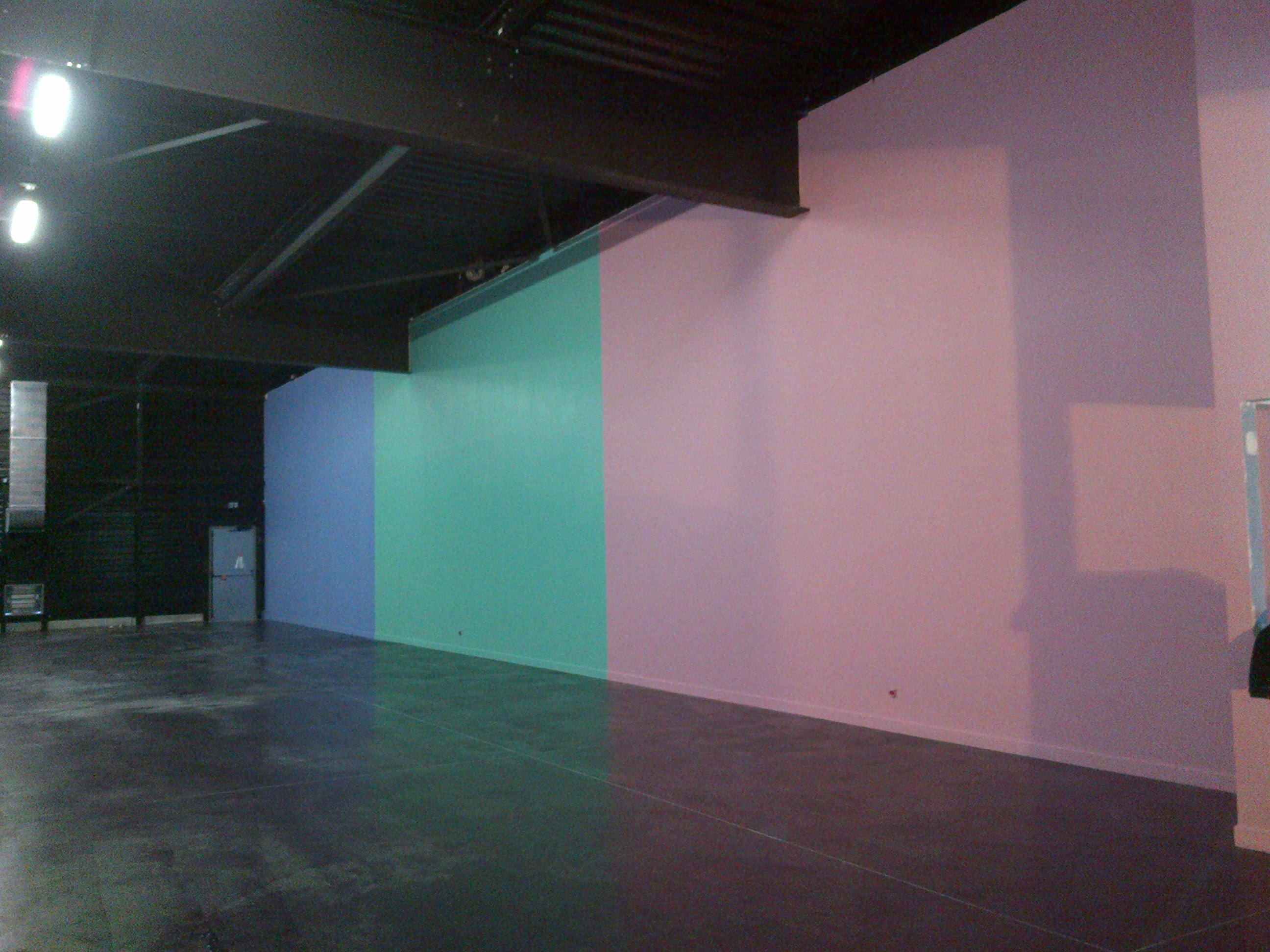 Salle après les travaux de peinture